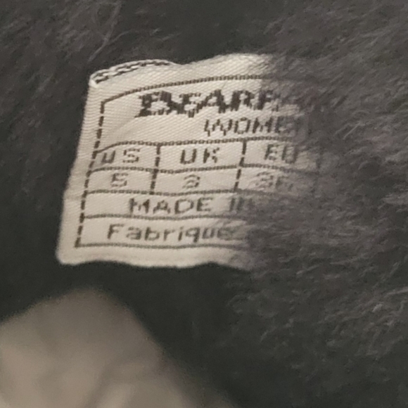 BEARPAW Elle Tall Women's Black Suede Boots Size 5 - Picture 7 of 9